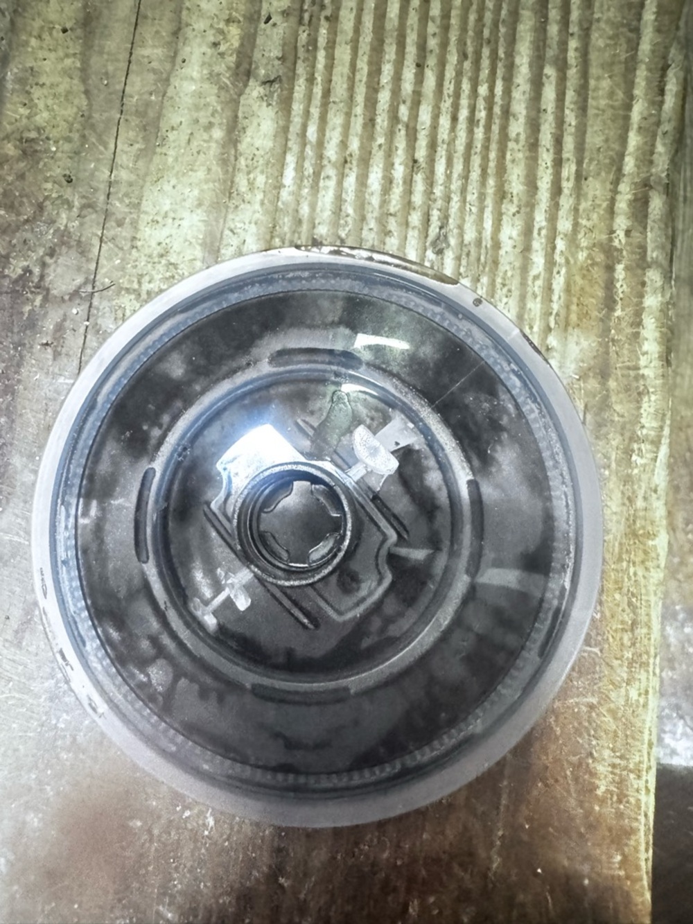 OshKosh B'gosh Clear and Black Circular Camera Lens Cover